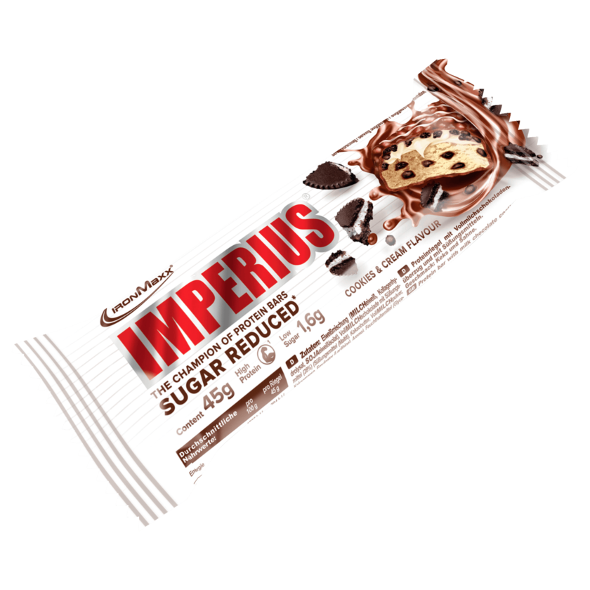 Ironmaxx Imperius Protein Bar Cookies & Cream 45g